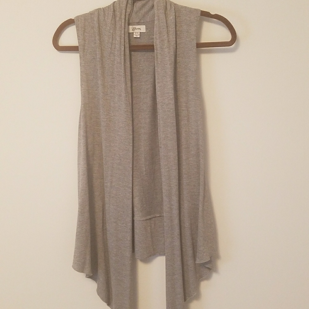 Grey cotton vest